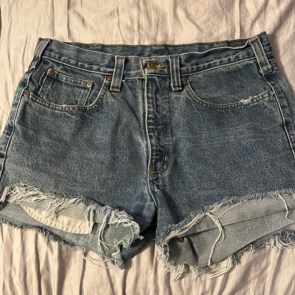Vintage Carhartt high waisted cutoff shorts